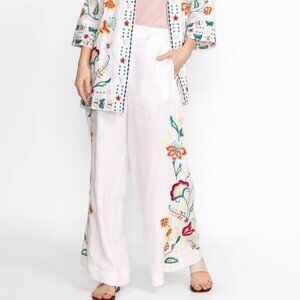 New Averi Wide Leg Linen Pant